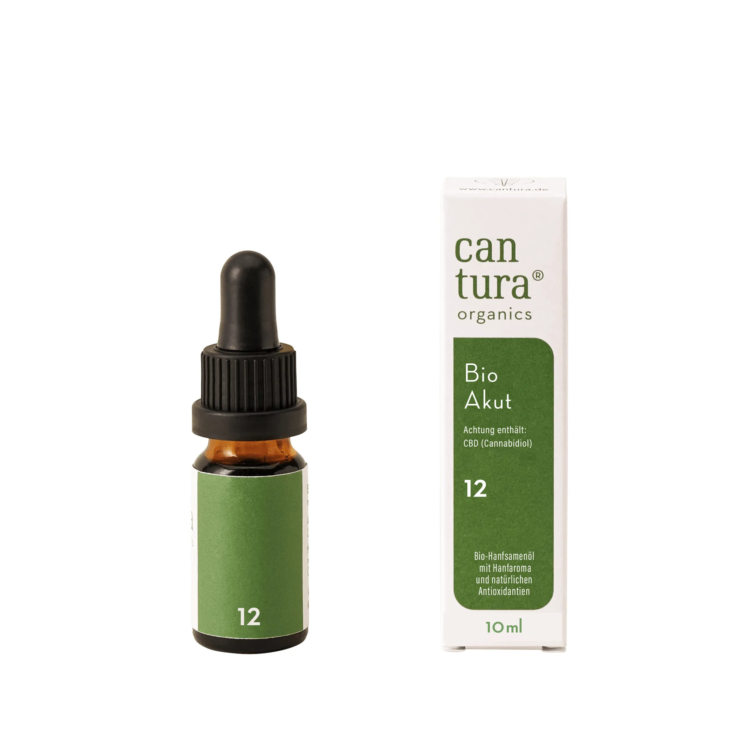 Cantura Akut Bio CBD Öl Raw 12% | 10ml